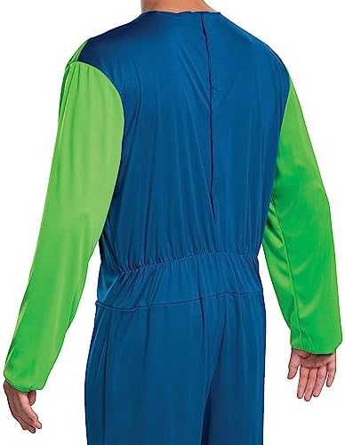 Disguise Adult Luigi Costume, Official Nintendo Super Mario Bros Luigi Adult Costume With Hat and Mustache