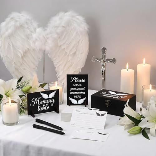 Gilprop 112 Pcs Share a Memory Cards for Celebration of Life, Angel