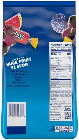 JOLLY RANCHER Assorted Fruit Flavored Hard Candy Bulk Bag, 5 lb (Pack of 2)