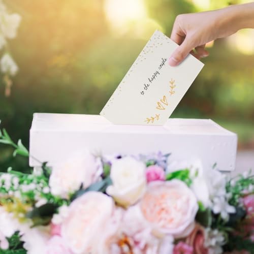 Tree-Free Greetings - Wedding Money Holder Greeting Card - Artful Designs - 1 Money Holder Card + Matching Envelope - Made in USA - 100% Recycled Paper - 3.7 x 7 - Happily After Today (ZO70241)
