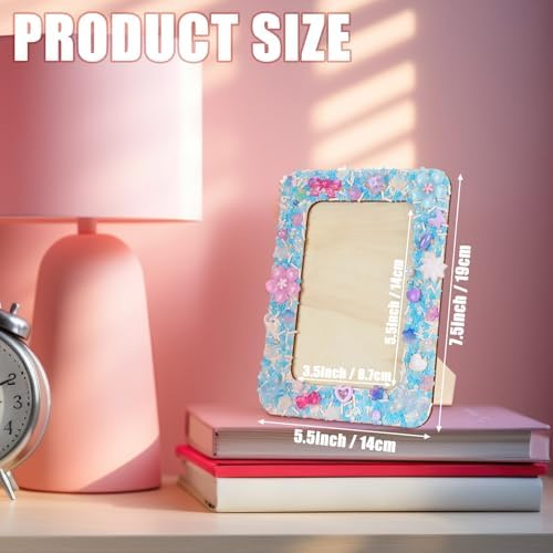 Thyle 4 Pack Mosaic DIY Picture Frame Kit for 4 X 6 Inch Photo