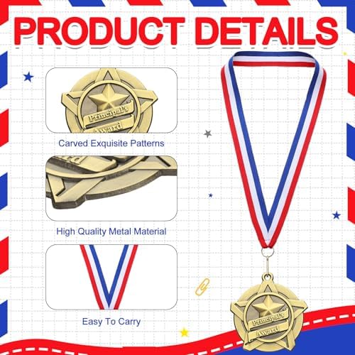 Quelay 30 Pcs 2 Inches Award Medals Bulk Medals Bulk with Neck Ribbons Metal Trophy Award Prize Gift for Tournaments, Competitions, Party, Kids and Adults