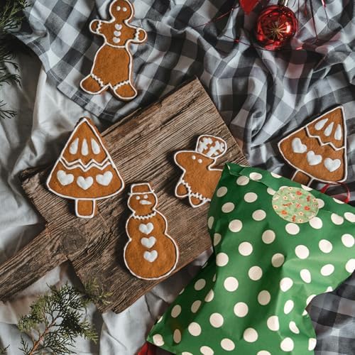 Christmas Treat Bags Red Green Candy Cookie Buffet Paper Bags