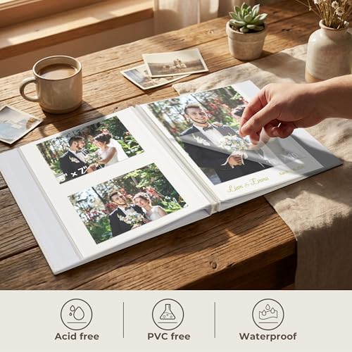 Vienrose Wedding Self Adhesive Photo Album 13.2x12.8 40 Pages