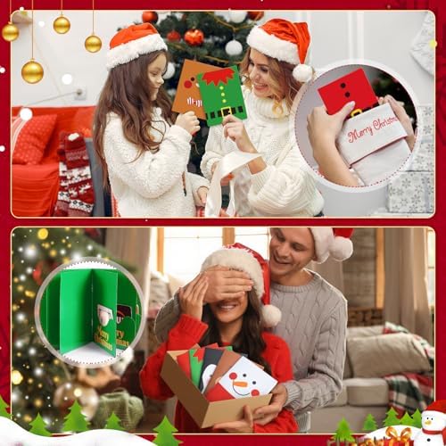 6 Set/30 Slots Christmas Gift Card Booklet with Envelopes
