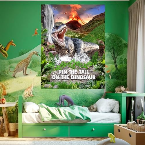 Faccito Pin Tail on Dinosaur Birthday Games Dinosaur Party Decorations