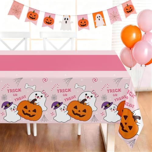 Childom 3 Pack Halloween Tablecloth Rectangle Table,Halloween Decorations