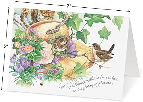 Current Nature's Serenade Thinking of You Cards Religious with Envelopes - Assortment of 20 Greeting Cards, 10 Designs, Large 5" x 7" Christian Thinking of You Cards