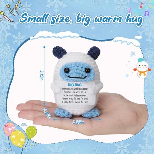 Sending Hug Valentine's Galentine's Encouragement Gift - Thoughtful Desk Pal for Friends, Coworker, Get Well Soon Support Sympathy Decoration, Birthday Easter Graduation Inspirational Basket Stuffer