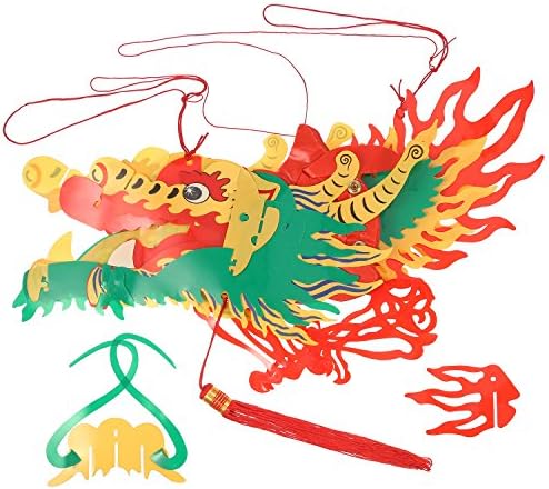 Bememo 6.6 Feet 3D Chinese New Year Dragon Decor Hanging Dragon Garland