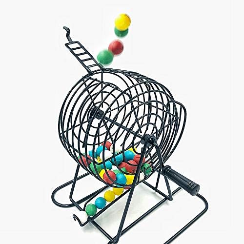 Yuanhe 3/5 Inch Bingo Balls for Standard Cages and Bingo Boards, Easy Read, 75 Count, Perfect for Parties,Bingo Nights, Raffles,Lost Bingo Ball Replacements