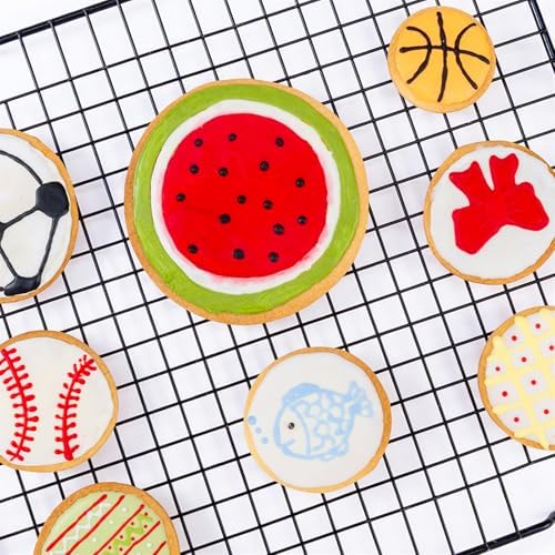 Nifogo Round Circle Cookie Cutter 5 Pcs