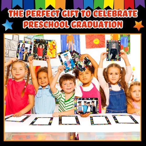 AmazingSpark 50 Pack Paper Photo Frames, Preschool Classroom Decor