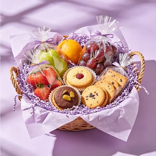 Zankubom 10 LB Light Purple Crinkle Cut Paper Shred Filler Great for Gift Wrapping, Basket Fillers, Birthday, Gift Wrapping, Anniversary, Halloween Thanksgiving Christmas Party Decor Filling Supplies