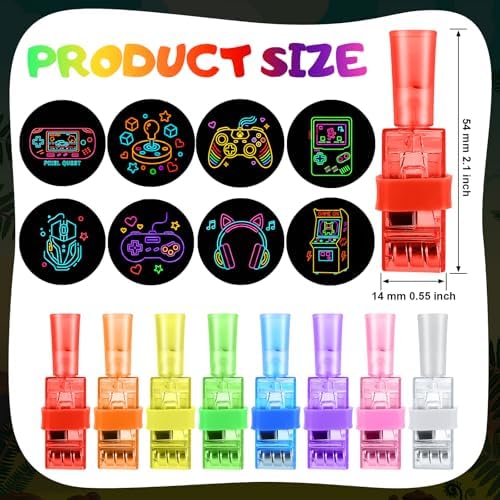 36 PCS Halloween Finger Lights Party Favors for Kids, LED Light-Up Toys