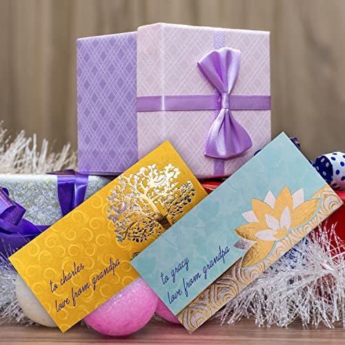 PARTH IMPEX Shagun Gift Envelope (Pack of 10) Assorted Color Designs