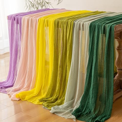 Dusty Pink Cheesecloth Table Runner 120 Inches Fall Party Home Decorations