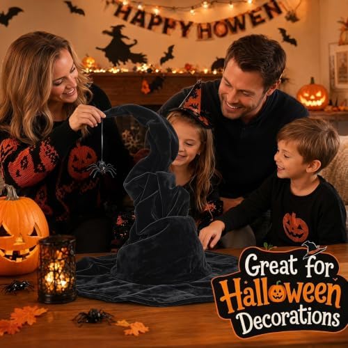 Kendane Halloween Decorations Witch Hat,Cosplay Costume Hat for Party Decor