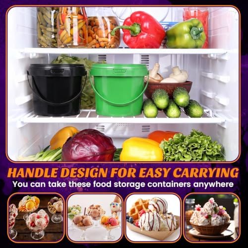 Funnymoom 20 Pack 48 oz Halloween Trick or Treat Candy Buckets for Parties