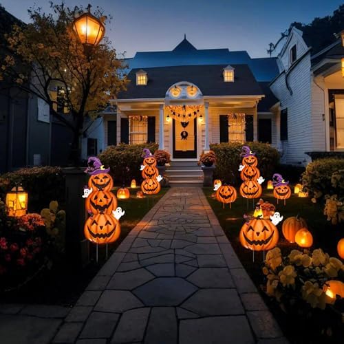 Halloween Yard Signs Decorations Outdoor, Halloween Yard Stakes for Decor