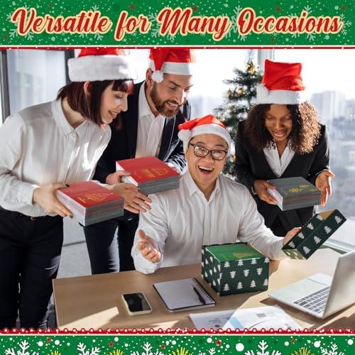Crtiin 240 Set Christmas Cards 2026 Gold Foil Christmas Greeting Cards Bulk