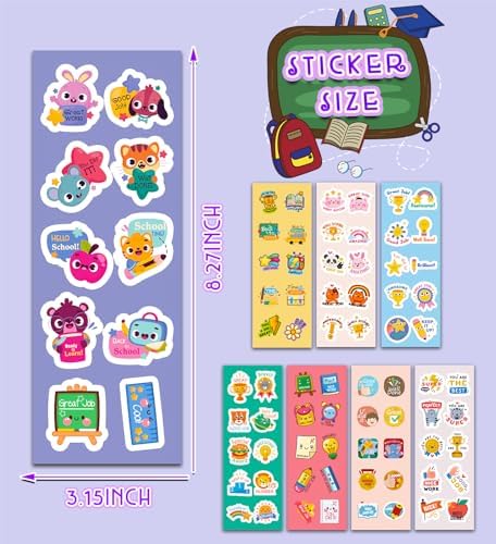 Back to School Supplies,400 Pcs Teacher Motivational Stickers for Kids
