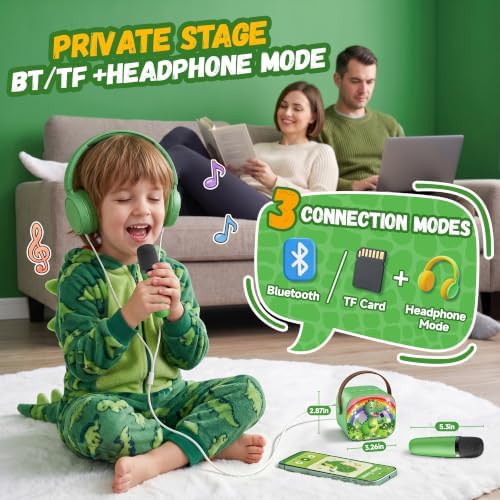 YLL Karaoke Machine for Kids, Top Birthday Gifts for Boys Ages 4-12+ Toy