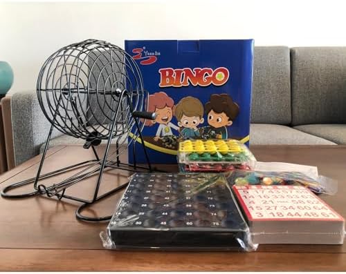 Yuanhe Bingo Board Ball Holder - 7/8" Bingo Balls, Master Board Tray Rack, Parties & Game Nights