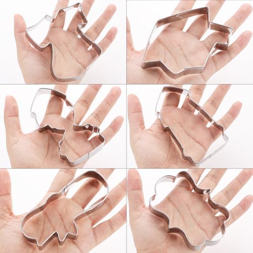 MrCookie Large Graduation Cookie Cutters,4in,6pc,Thickened Stainless Steel.