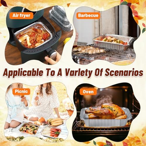 40 Pack Thanksgiving Leftover & To-Go Containers with Lids