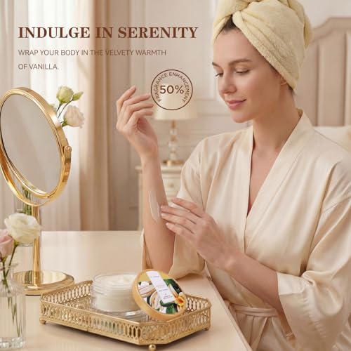Gifts for Women, Spa Luxetique Gift Baskets for Women,15 Pcs Vanilla Spa Gifts for Womens, Women's Gifts with Bubble Bath, Bath Salt, Bath Bombs, Birthday Gift Christmas Spa Baskets