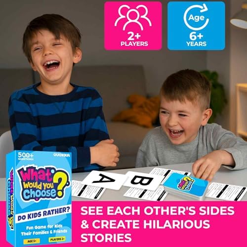 Quokka Board Games for Kids 8-12 - Family Card Games for Kids and Adults
