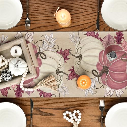 Artoid Mode 210 GSM Fall Table Runner Home Party Decor 13x36 Inch