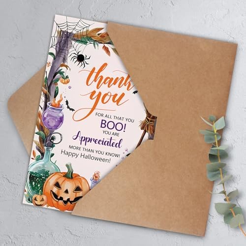 Halloween Thank You Cards