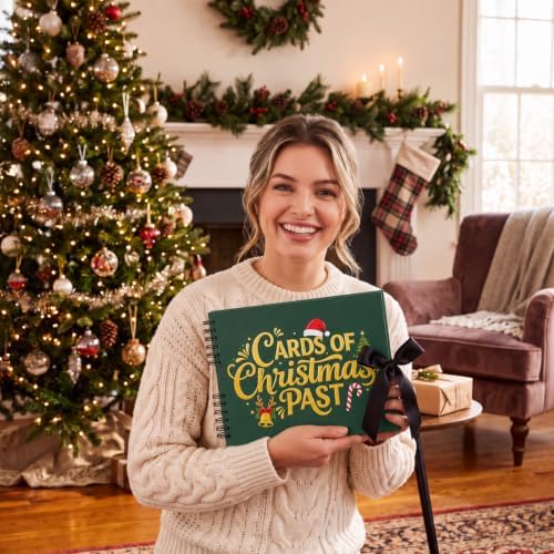 Dunzoom Christmas Scrapbook Kit, 80 Page Card of Christmas Past Photo Album