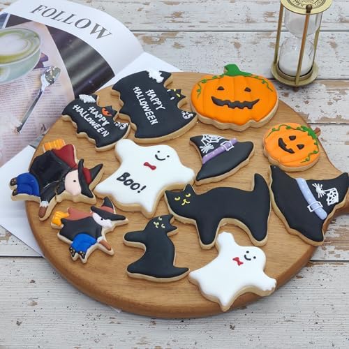 MrCookie Large Halloween Cookie Cutters,12pc/Set Thickened Stainless Steel.