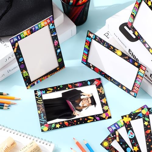 AmazingSpark 50 Pack Paper Photo Frames, Preschool Classroom Decor