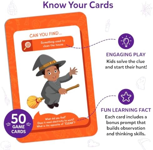 Skillmatics Found It – Halloween Game, Scavenger Hunt, Gift for Kids