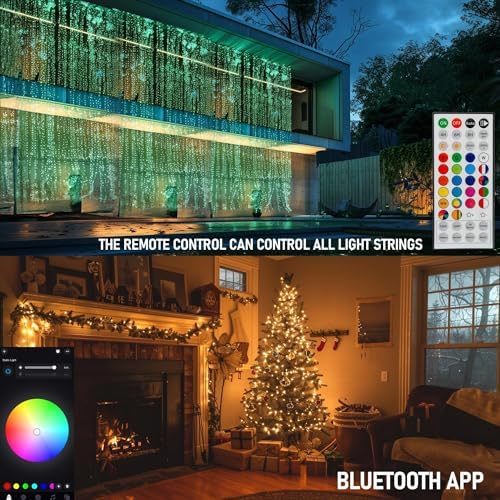Dazzle Bright 328FT 1000 LED Smart RGB Christmas Halloween String Lights