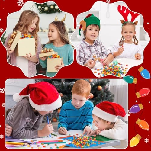 JUNEBRUSHS 150Pcs Christmas Erasers for Bulk, Cute Mini Light Bulb Erasers