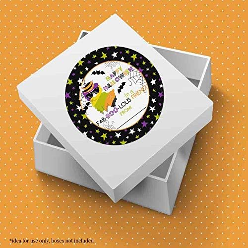 Halloween Llama Thank You Stickers, 40 Pack 2-Inch Fabulous Friend Labels, Spooky Party Favor & Envelope Seals by Amanda Creation