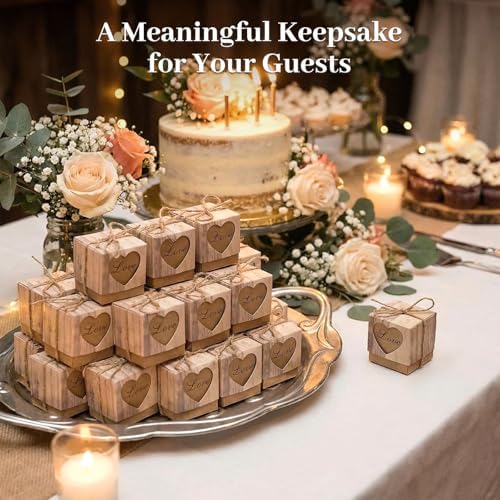 VGOODALL 50 PCS Small Gift Boxes, 2x2x2 Inches Party Favor Boxes
