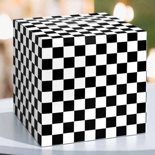 Hxezoc Racing Card Box Sports Party Favors Post Box Cardboard Receiving Money Holder for Racing Theme Wedding Reception, Baby Showers, Anniversary, Birthday Party, Table Centerpiece Decorations