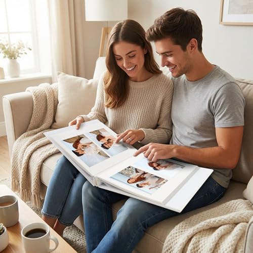 Vienrose Couples Self Adhesive Photo Album 13.2x12.8 40 Pages