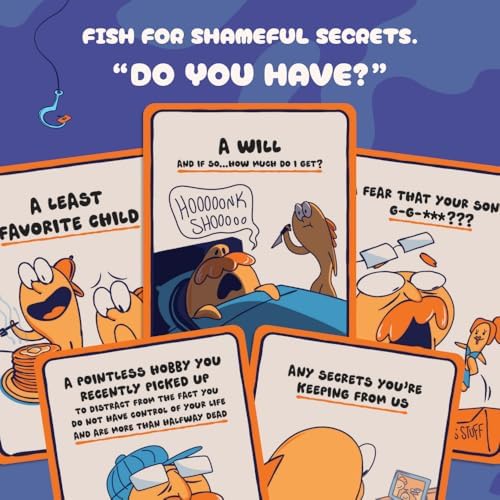 Go F Yourself Mom & Dad! Grown Up Go Fish Card Game, Funny Gag Gift Idea