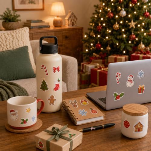 Stocking Stuffers for Kids | 100 PCS Cute Christmas Stickers