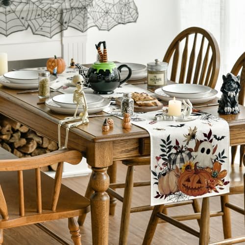 Artoid Mode 210 GSM Halloween Table Runner Home Party Decor 13x90 Inch