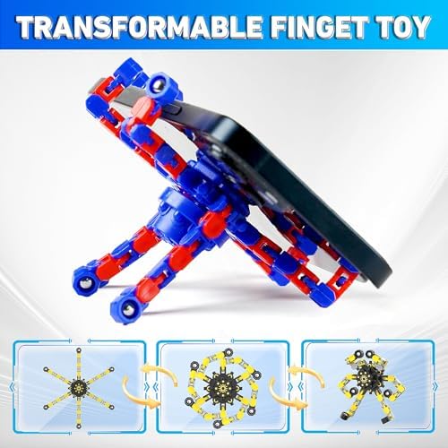 Transformable Fidget Spinners,15PCS Funny Sensory Fidget Toys Adults