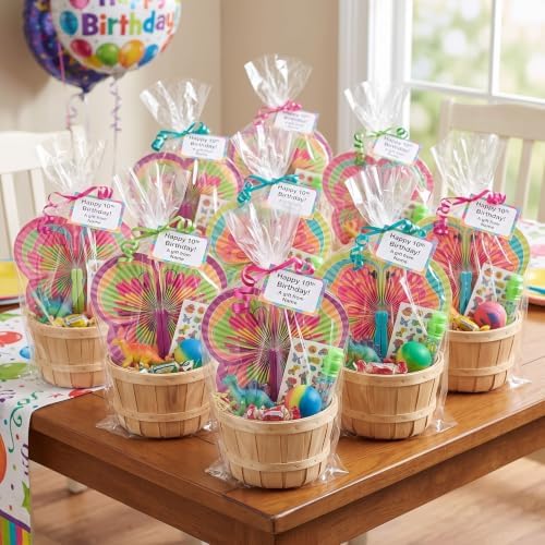 24 Pack Bright Butterfly Folding Fans, Colorful Butterfly-Shaped Paper Hand Fans for Birthday Parties, Tea Parties & Quinceañeras | Bulk Handheld Fans for Kids & Favors