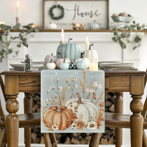 Artoid Mode 210 GSM Fall Table Runner Home Party Decor 13x72 Inch